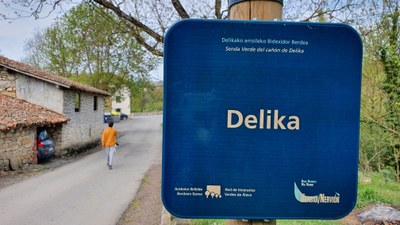 Delikako arroila eta ur-jauzia (Amurrio, Araba)