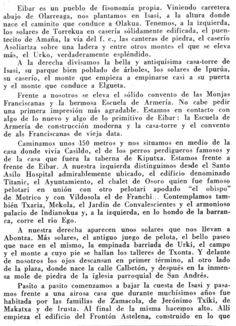 Eibar (Euzko Deya aldizkarian, 1945)