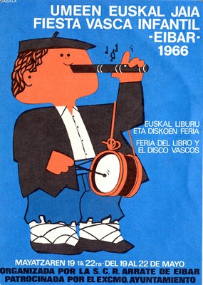 Eibarko Euskal Jaixa (1966) - kartela Eibarko Euskal Jaixa (1966) - kartela