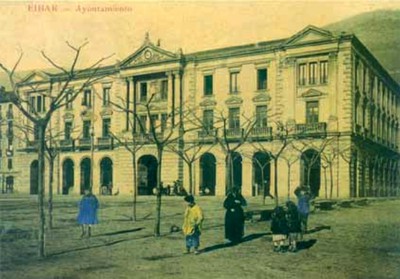 Untzaga eta udaletxe berria, 1910 Untzaga eta udaletxe berria, 1910