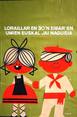 Eibarko Euskal Jaixa (1965) - kartela Eibarko Euskal Jaixa (1965) - kartela