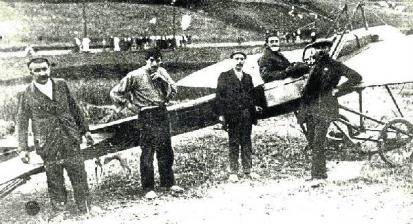 Marius Terce pilotua, aeroplanoa Eibar, 1913 (01) 