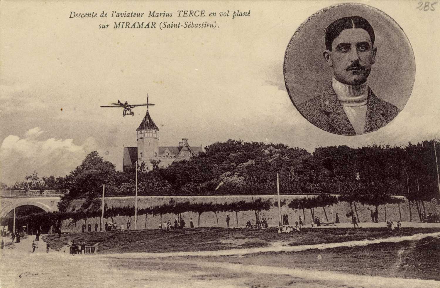 Marius Terce pilotua, aeroplanoa Eibar, 1913 (03) 