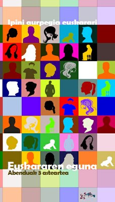 "Ipini aurpegia euskarari", Euskararen egunean Eibarren