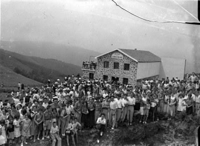 Eibarko sozialistek jasotako Tomas Meabe aterpetxea, Kalamuan 