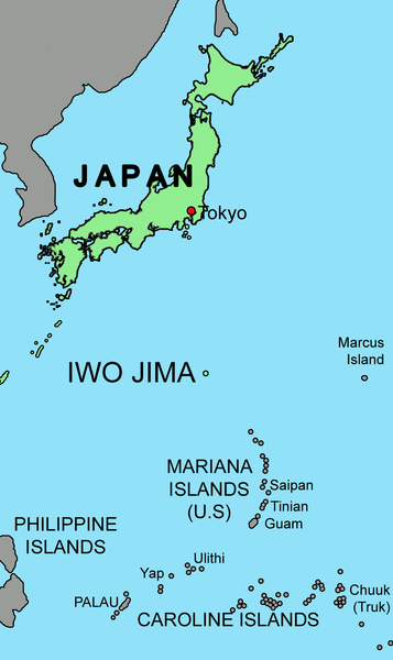 Iwo Jima mapan